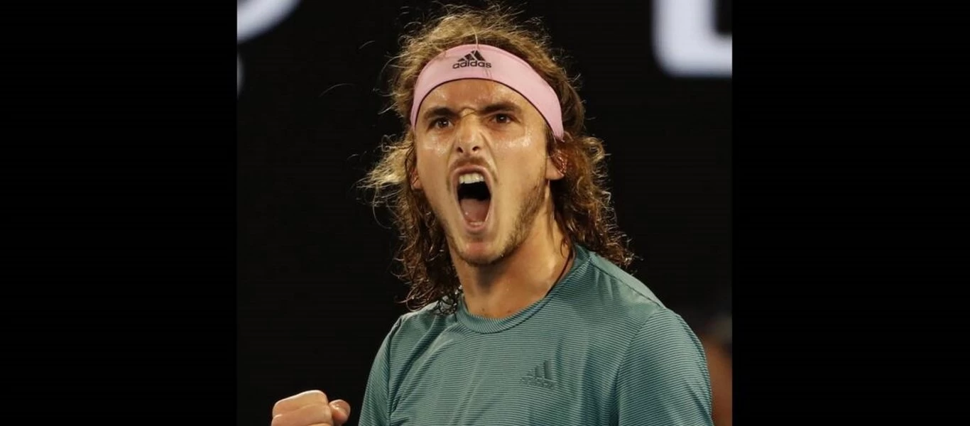 «Τρελαμένος» ο Στέφανος Τσιτσιπάς μετά τη νίκη του - Τραγούδησε στις κάμερες «I'm so excited» (βίντεο)